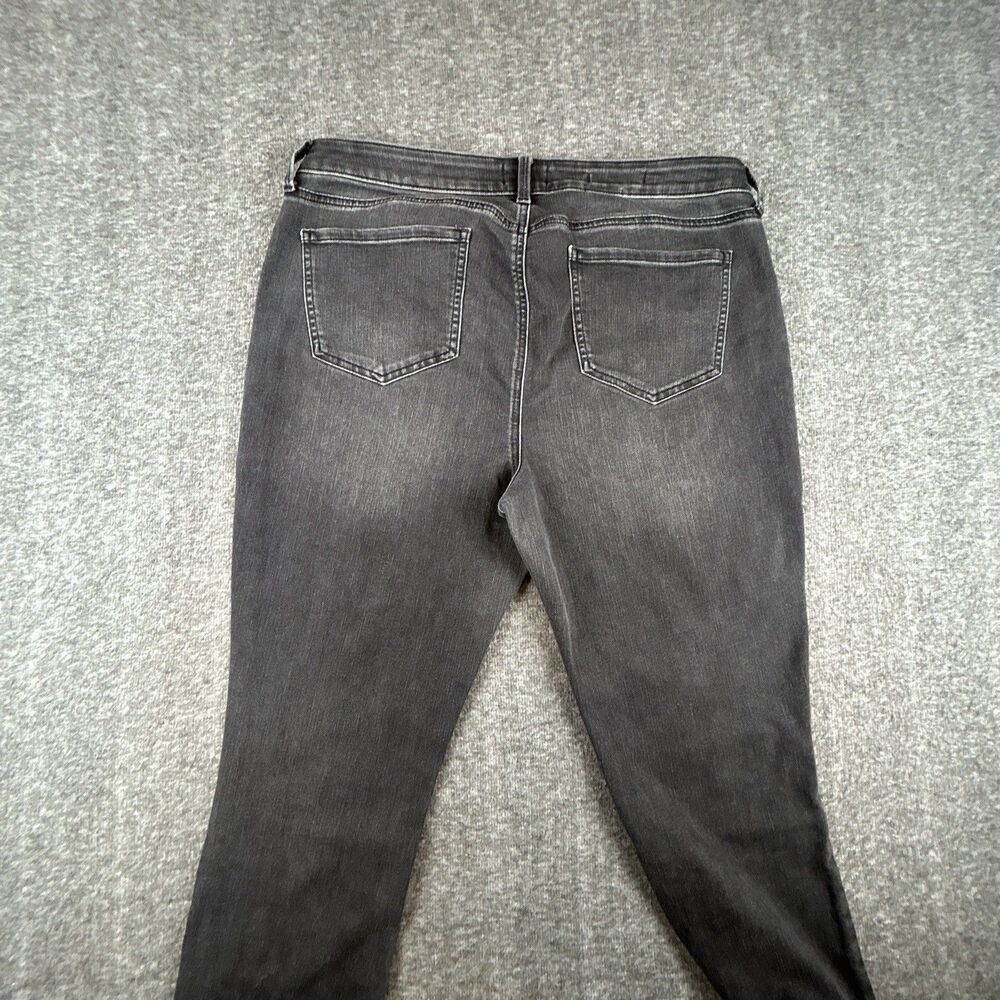 NYDJ Alina Legging Jeans Womens Size 14 34x27 Black Stretch Lift Tuck Mid-Rise - Picture 6 of 11